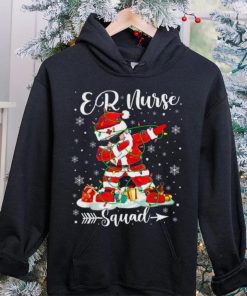 Er Nurse Squad Nurse Christmas Dabbing Santa Xmas Pajama Shirt