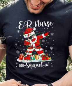 Er Nurse Squad Nurse Christmas Dabbing Santa Xmas Pajama Shirt
