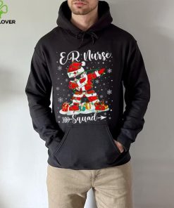Er Nurse Squad Nurse Christmas Dabbing Santa Xmas Pajama Shirt