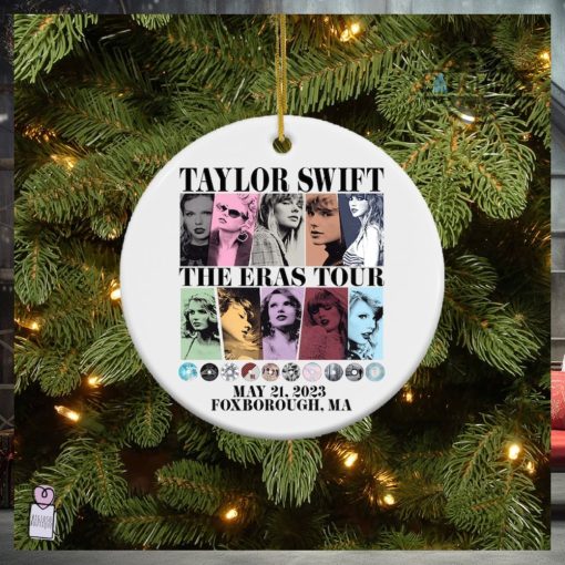 Eras Tour Ornament Custom Text Upload Photo Taylor Swift Christmas Double Sided Ceramic Ornament Taylor Swift Merch Near Me Swifties Concert Tree Decoration