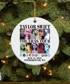 Eras Tour Ornament Custom Text Upload Photo Taylor Swift Christmas Double Sided Ceramic Ornament Taylor Swift Merch Near Me Swifties Concert Tree Decoration