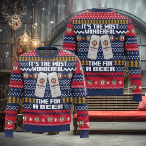 Erdinger It’s The Most Wonderful Time For A Beer Ugly Christmas Sweater