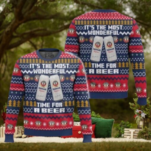 Erdinger It’s The Most Wonderful Time For A Beer Ugly Christmas Sweater