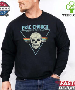 Eric Church Desperate Man The Delta Skull T shirts