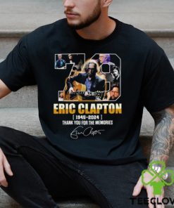 Eric Clapton 1945 – 2024 Thank You For The Memories Signature Shirt