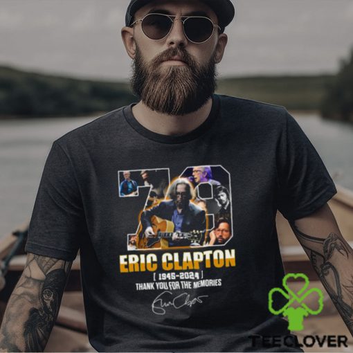 Eric Clapton 1945 – 2024 Thank You For The Memories T Shirt