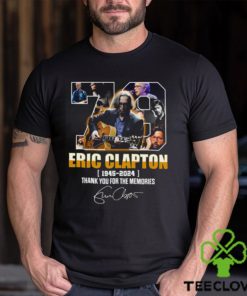 Eric Clapton 1945 – 2024 Thank You For The Memories T Shirt