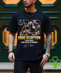 Eric Clapton 1945 – 2024 Thank You For The Memories T Shirt