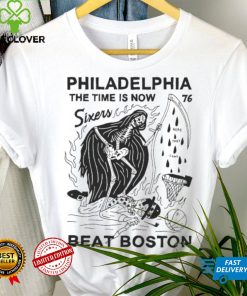 Eric Kenney Philadelphia The Time Is Now 76 Sixers Beat Boston shirt