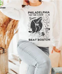 Eric Kenney Philadelphia The Time Is Now 76 Sixers Beat Boston hoodie, sweater, longsleeve, shirt v-neck, t-shirt