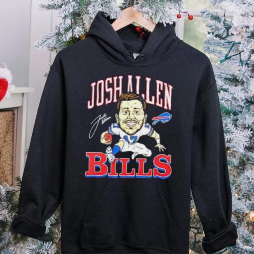 Eric Wood Wearing Bills Josh Allen Signature hoodie, sweater, longsleeve, shirt v-neck, t-shirt