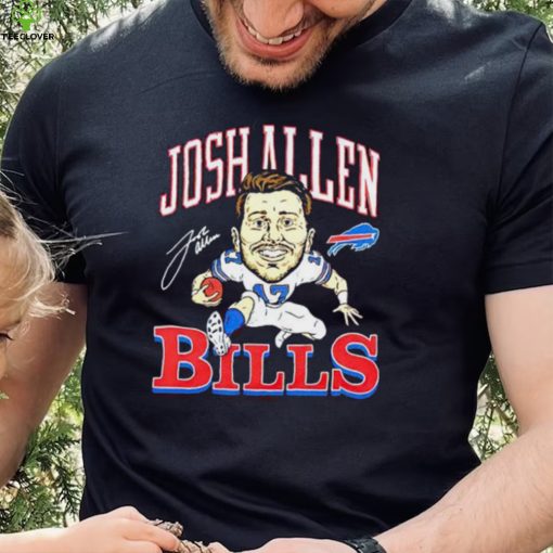 Eric Wood Wearing Bills Josh Allen Signature hoodie, sweater, longsleeve, shirt v-neck, t-shirt