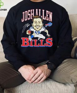 Eric Wood Wearing Bills Josh Allen Signature hoodie, sweater, longsleeve, shirt v-neck, t-shirt