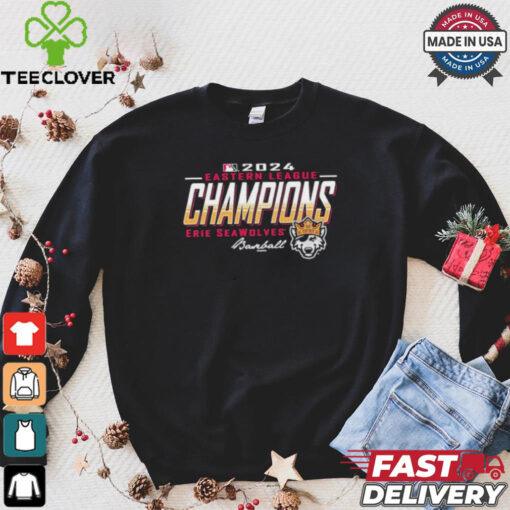 Erie SeaWolves BR 2024 Eastern League Champs Script Performance Shirt