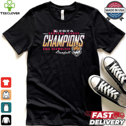 Erie SeaWolves BR 2024 Eastern League Champs Script Performance Shirt