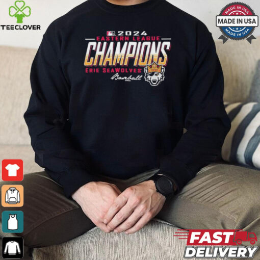 Erie SeaWolves BR 2024 Eastern League Champs Script Performance Shirt