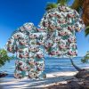 Vintage Aloha NCAA Pitt Panthers Hawaiian Shirt Palm Trees Practical Beach Gift