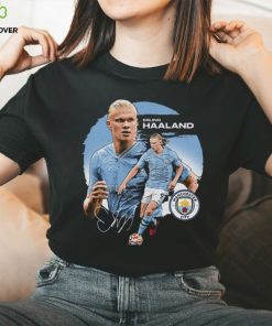 Erling Haaland Manchester City Dual WHT Shirt 2 Erling Haaland Manchester City Dual WHT Shirt