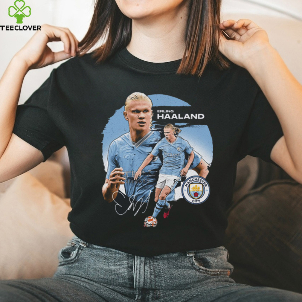 Erling Haaland Manchester City Dual WHT Shirt Erling Haaland Manchester City Dual WHT Shirt