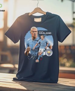 Erling Haaland Manchester City Dual WHT Shirt 3 Erling Haaland Manchester City Dual WHT Shirt