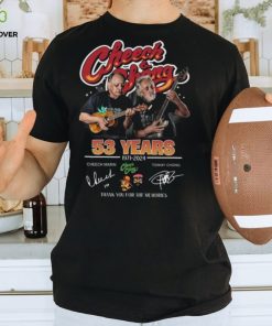 Erly Hills 53 Years Cheech Marin 1971 2024 Tommy Chong 10 Thank You For The Memories Shirt