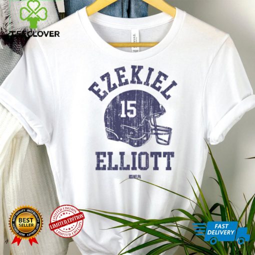 Ezekiel Elliott New England Helmet Font Shirt