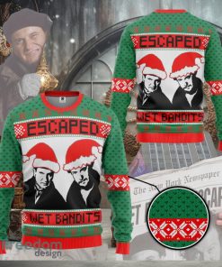 Escaped Wet Bandits Ugly Harry And Marv Ugly Sweater Kevin Mccallister Christmas