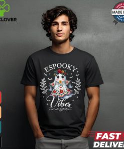 Espooky vibes maestra halloween spanish mexican teacher shirt