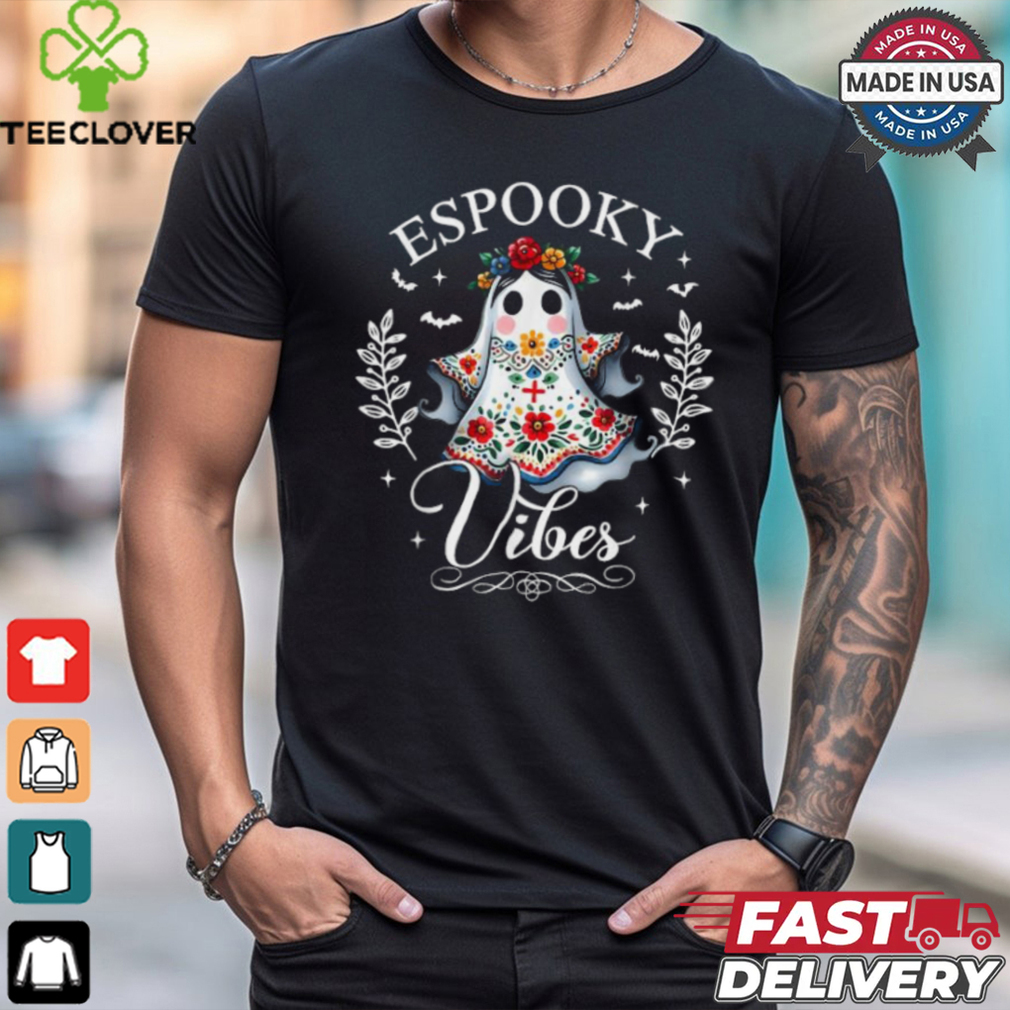 Espooky vibes maestra halloween spanish mexican teacher shirt Espooky vibes maestra halloween spanish mexican teacher shirt