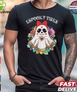 Espooky vibes maestra spanish mexican teacher halloween shirt