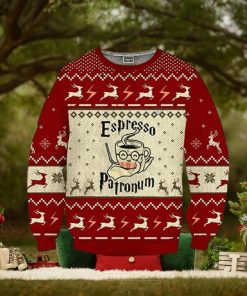 Espresso Patronum 3D Ugly Christmas Sweater For Men And Women