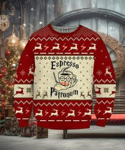 Espresso Patronum 3D Ugly Christmas Sweater For Men And Women