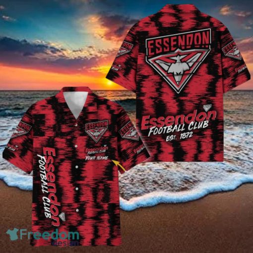 Essendon Bombers AFL Hawaiian Shirt Trending Design Custom Name