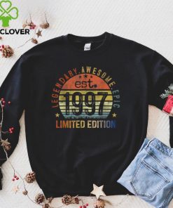 Est Vintage 25 Year Old Gifts Vintage 1997 Limited Edition 2 T Shirt tee