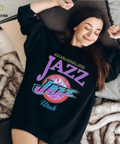 Established 1980 Jazz Nba Utah Jazz Basketball Shirt