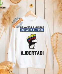 Estoy con Venezuela Hasta el Final Proud Venezuelan Libre T Shirt