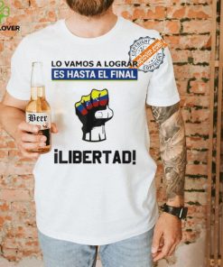 Estoy con Venezuela Hasta el Final Proud Venezuelan Libre T Shirt