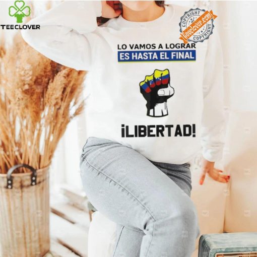 Estoy con Venezuela Hasta el Final Proud Venezuelan Libre T Shirt