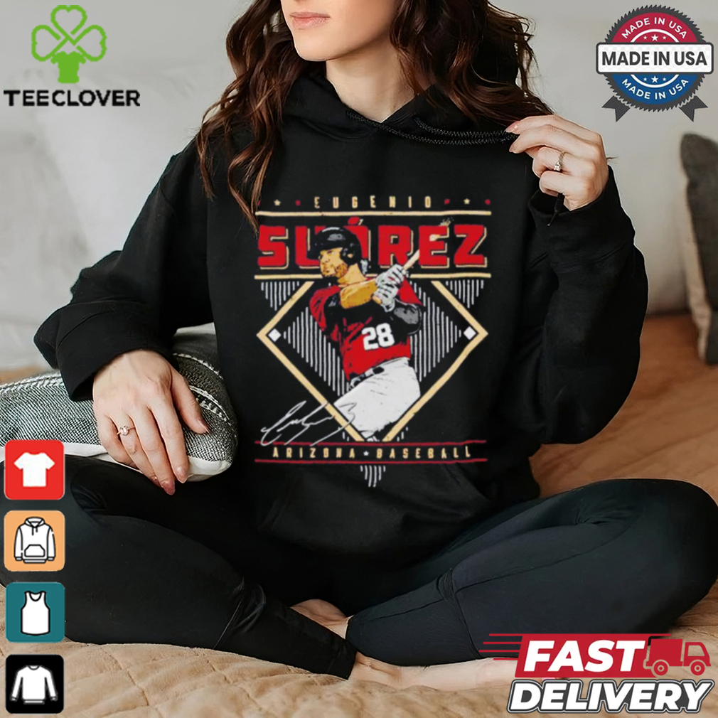 Eugenio Suarez Arizona Diamondbacks signature diamond baseball shirt Eugenio Suarez Arizona Diamondbacks signature diamond baseball shirt