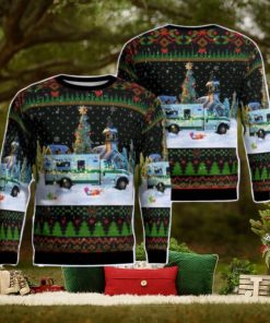 Eureka County Emergency Medical Service AOP Ugly Sweater Gift For Christmas