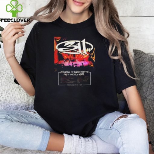 Europe 2024 311 Band Returning To Europe For The First Time In 20 Years Schedule Lists T Shirt