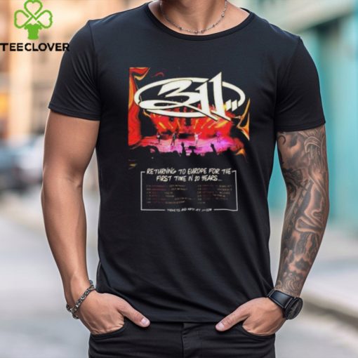 Europe 2024 311 Band Returning To Europe For The First Time In 20 Years Schedule Lists T Shirt