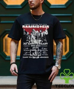 Europe stadium tour rammstein 30th anniversary 1994 thank you for the memories hoodie, sweater, longsleeve, shirt v-neck, t-shirt