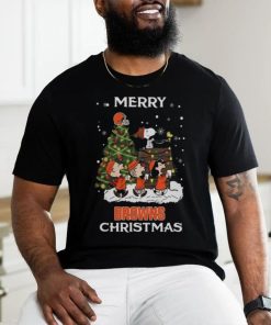 Cleveland Browns Snoopy Family Christmas Shirt