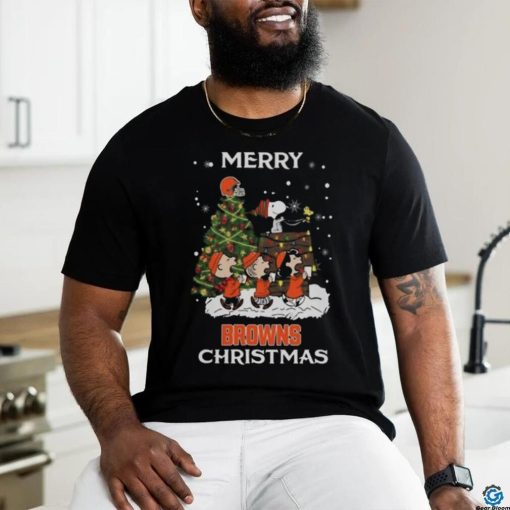 Cleveland Browns Snoopy Family Christmas Shirt
