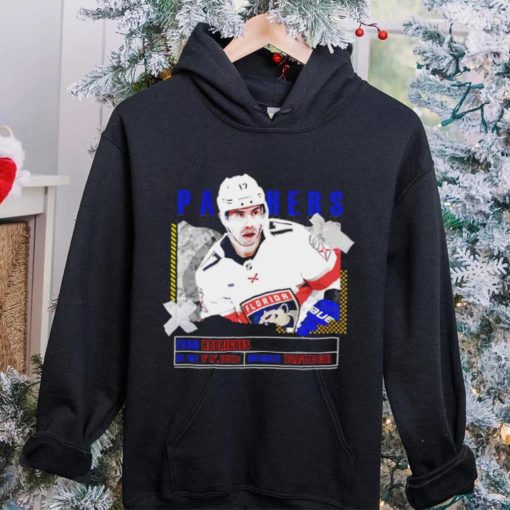 Evan Rodrigues number 17 Florida Panthers ice hockey player pose paper gift hoodie, sweater, longsleeve, shirt v-neck, t-shirt