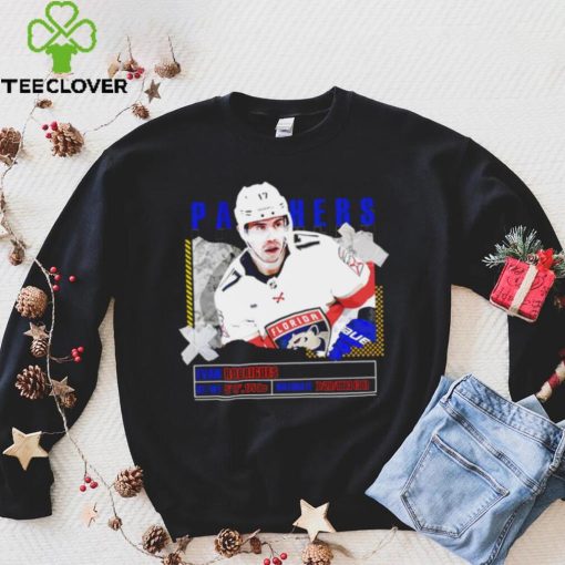 Evan Rodrigues number 17 Florida Panthers ice hockey player pose paper gift hoodie, sweater, longsleeve, shirt v-neck, t-shirt