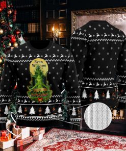 Evan Williams Grinch Snow Ugly Christmas Sweater