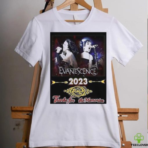 Evanescence 2023 thanks for the memories shirt