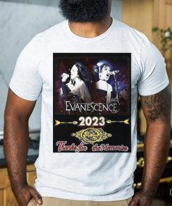 Evanescence 2023 thanks for the memories shirt